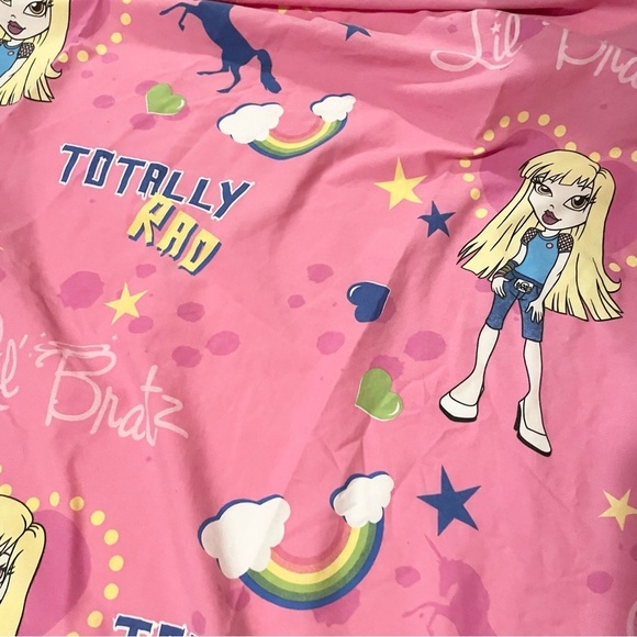 Lil' Bratz Doll Single Bed Flat Sheet - Picture 3 of 16